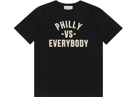 philly vs everybody shirt gucci|Gucci PHILLY VS. EVERYBODY T.